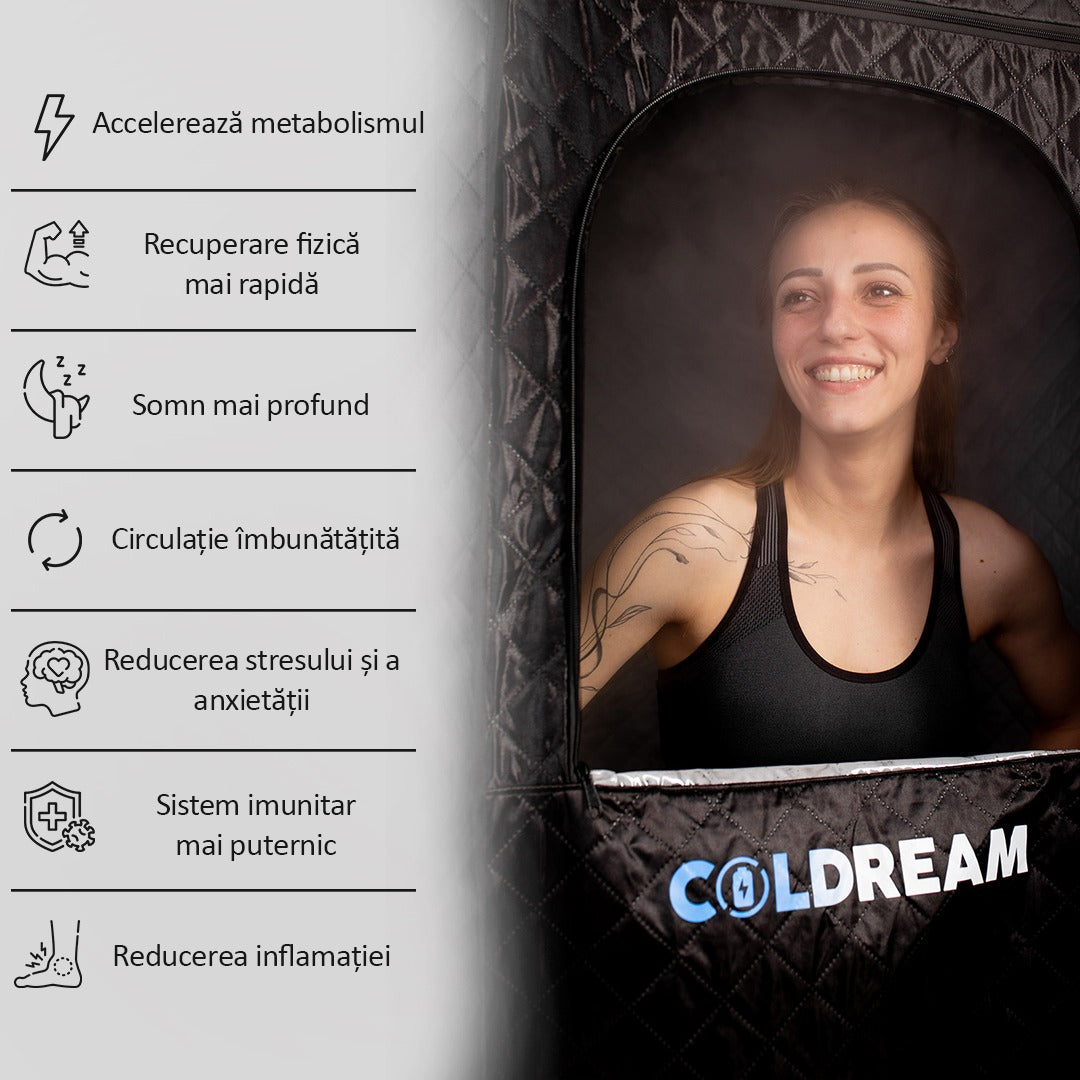 COLDREAM HYPERTHERM™ - Saună Portabilă cu Aburi
