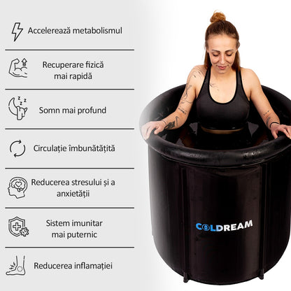COLDREAM ICEPOWER™ - Baie Portabilă cu Gheață